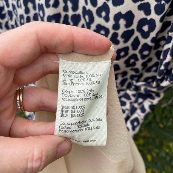 3.1 Philip Lim Leopard Print Silk Dress Size 8 - Picture 8 of 9